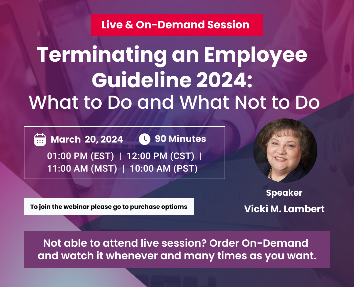 Terminating an Employee Guideline 2024: What to Do and What Not to Do